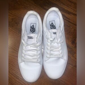 Van’s, White, Size 9